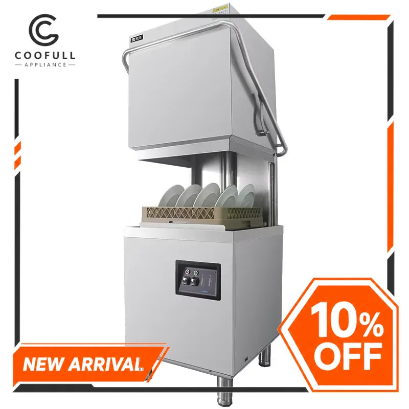 Commercial Kitchen Dishwasher - Commercial Dishwasher Stainless Steel Large Capacity