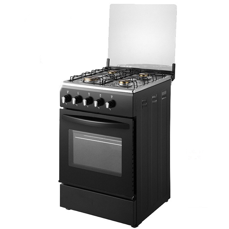 Commercial Kitchen Stove - 60L Four-Burner Gas Range with Built-in