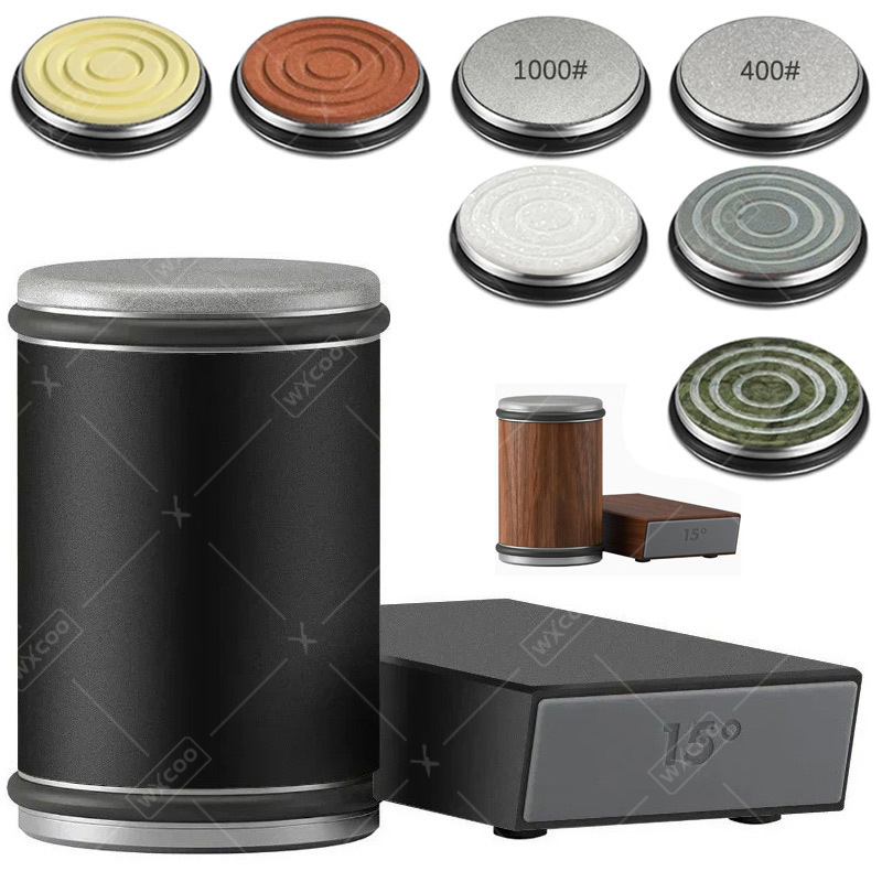 Commercial Kitchen Knife Holder - Sharpening Stone Rolling Knife Sharpener Magnetic