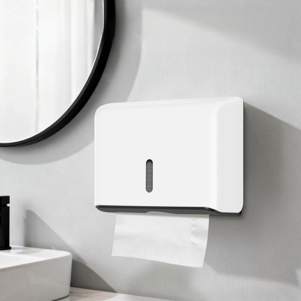Commercial Kitchen Installation - Wall‑Mounted Paper Towel Dispenser, Commercial Fold