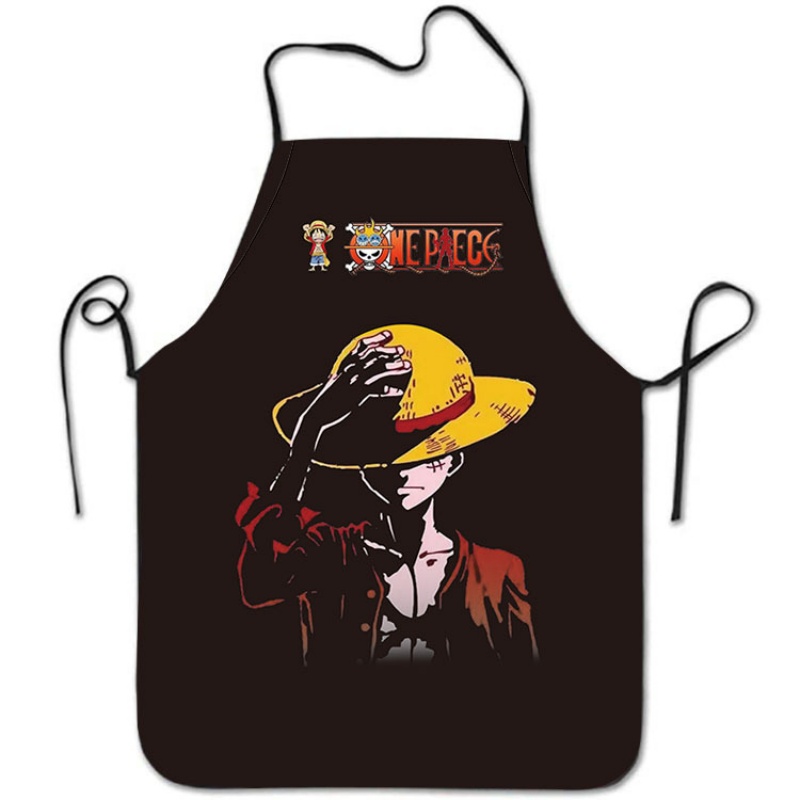 One Pieces Luffy Apron Printed - Commercial Kitchen Set 评论和价格