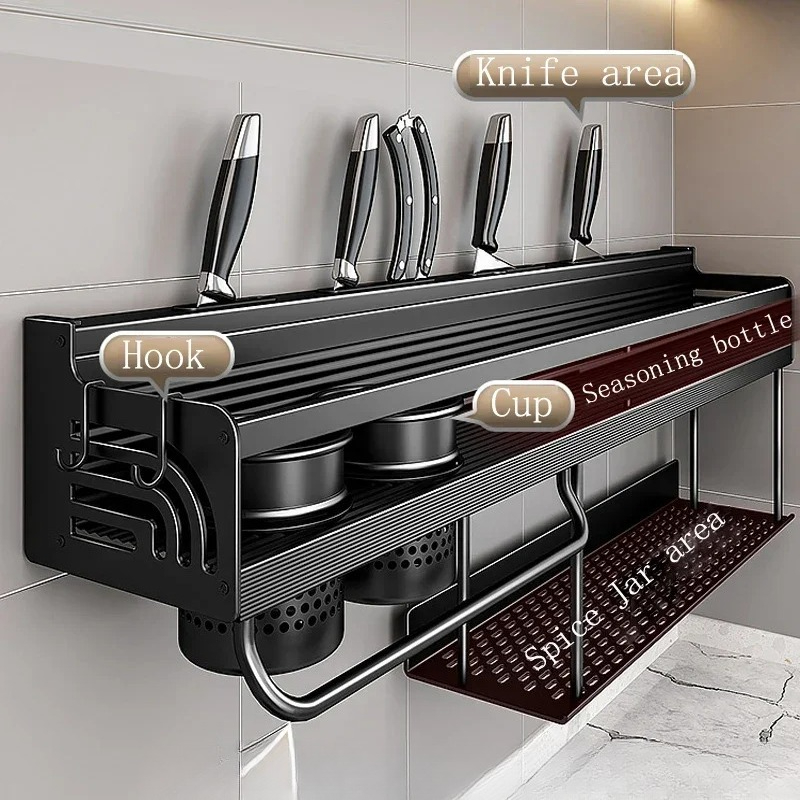 60/70/80cm Kitchen Shelf Wall  - Commercial Kitchen Knife Holder 评论和价格