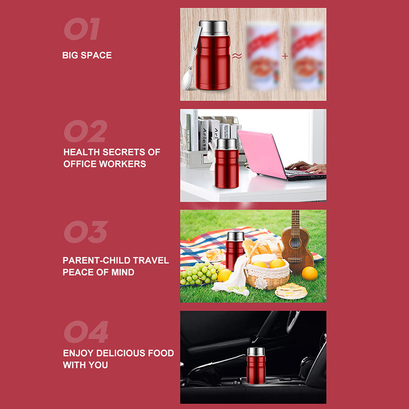 500/750ml Stainless Steel Food - Soup Kettle Warmer 评论和价格