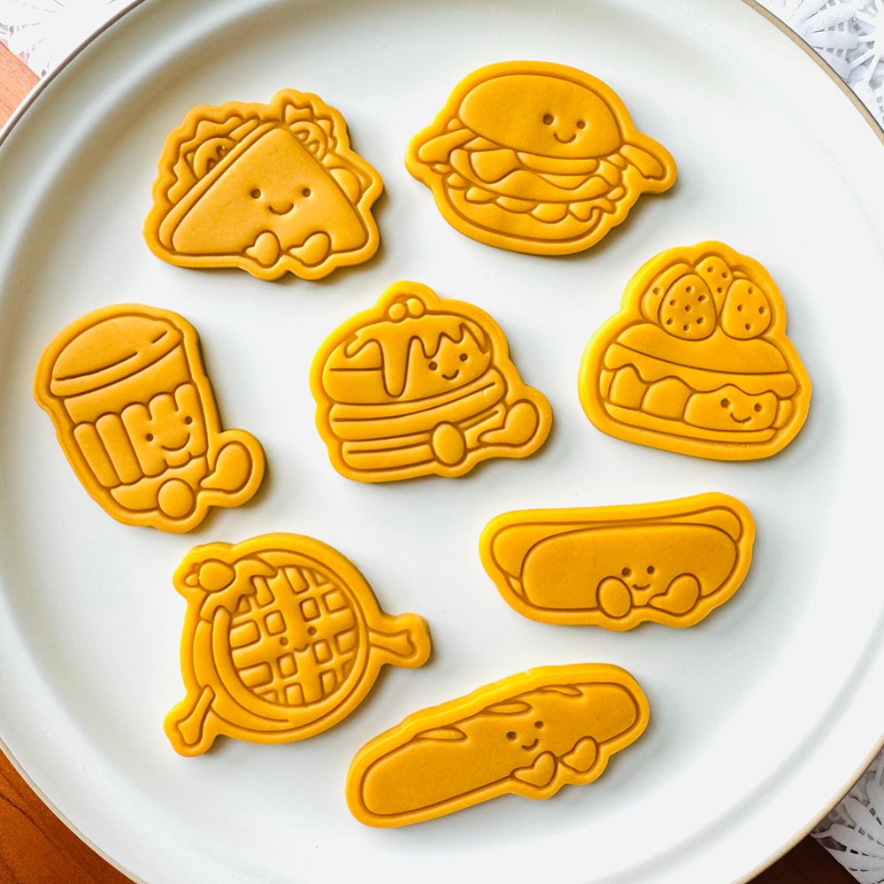 Cute Burger Sandwich Cookie Cu - Commercial Kitchen Equipment List 评论和价格