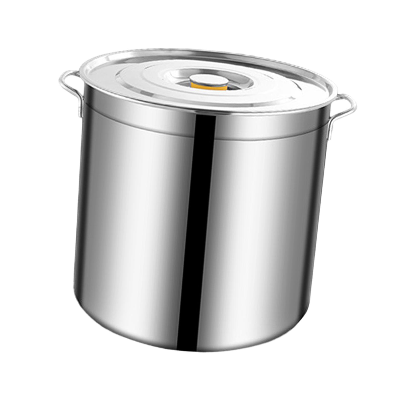 Stainless Steel Stockpot Induc - Soup Kettle Warmer 评论和价格