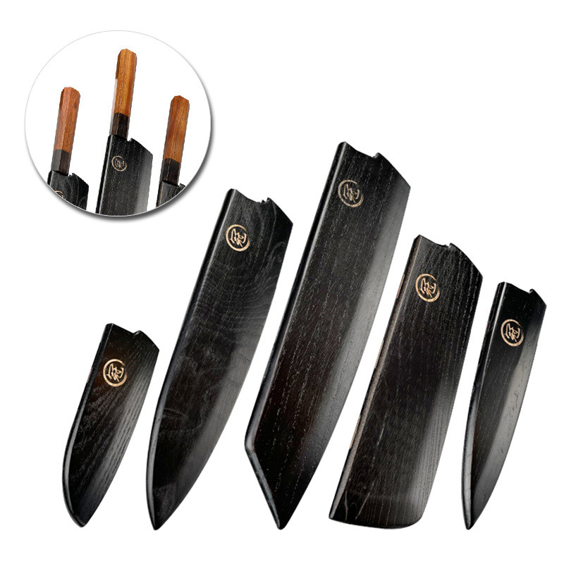Handmade Black Wood Japanese C - Commercial Kitchen Knife Holder 评论和价格