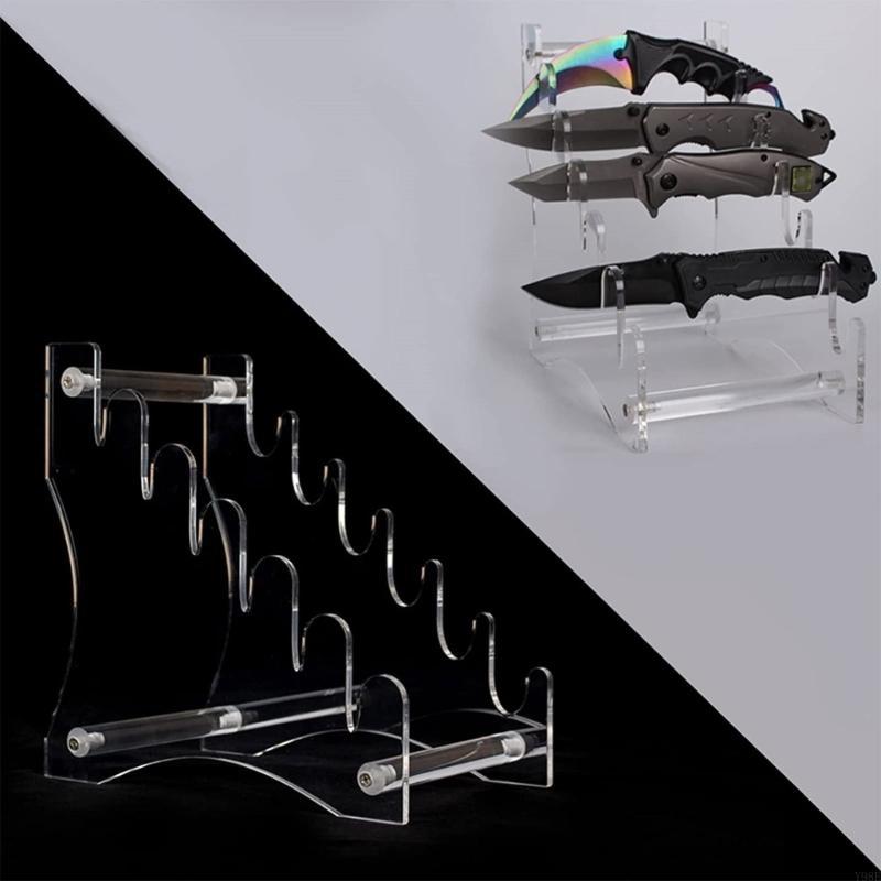 Transparent Knife Display Stan - Commercial Kitchen Knife Holder 评论和价格
