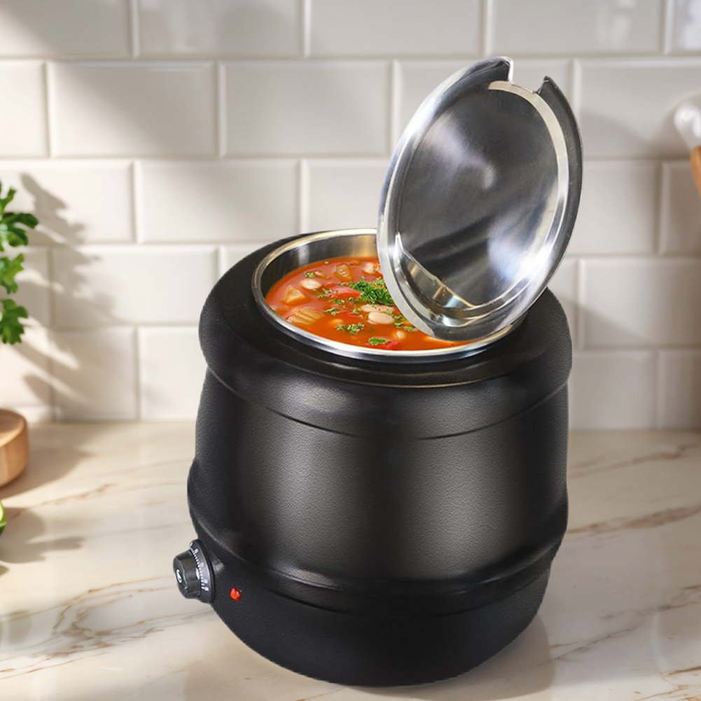 10L Soup Kettle with Lid Hinge - Soup Kettle Warmer 评论和价格