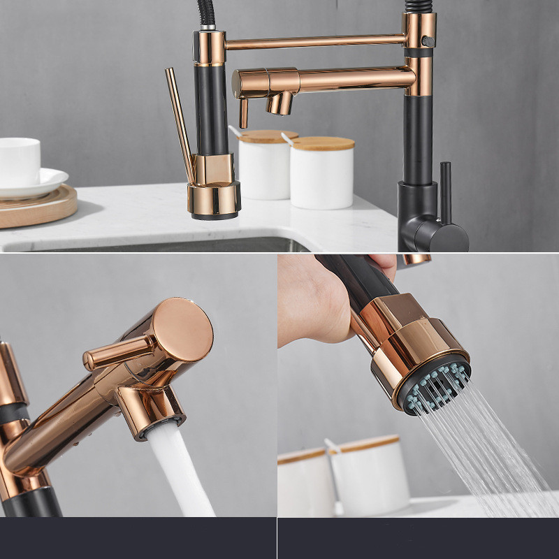 2 Mode Spring Pull Down Kitche - Commercial Kitchen Mixer Tap 评论和价格