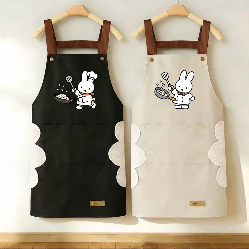 New Cartoon Miffy Rabbit Apron - Commercial Kitchen Set 评论和价格