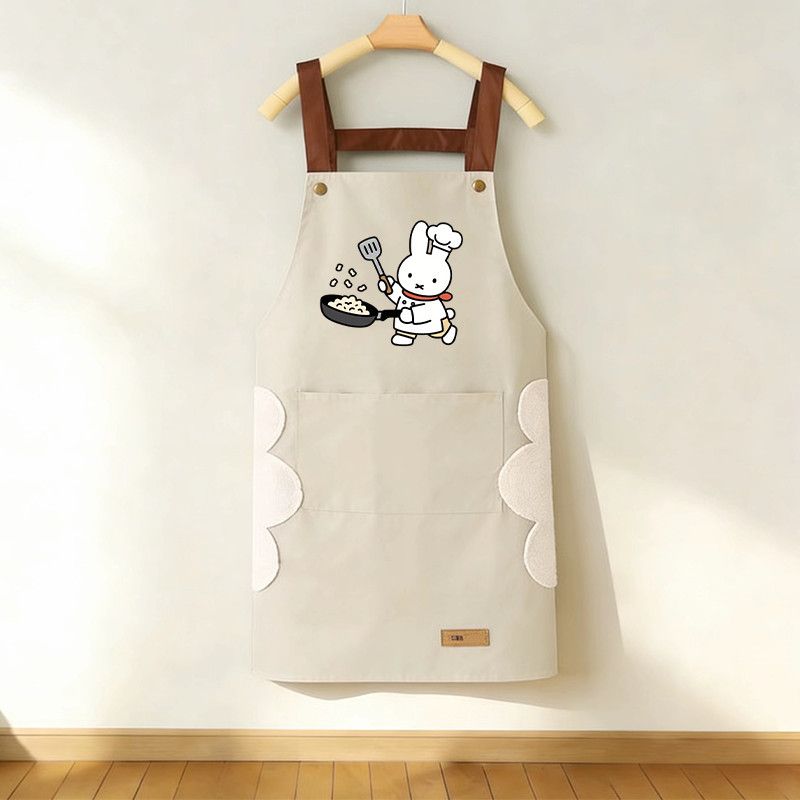 New Cartoon Miffy Rabbit Apron - Commercial Kitchen Set 评论和价格