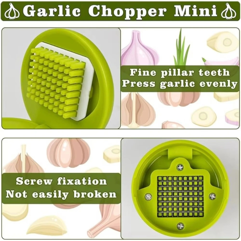 Garlic Press Chopper Manual Ga - Commercial Kitchen Utensil Organizer 评论和价格