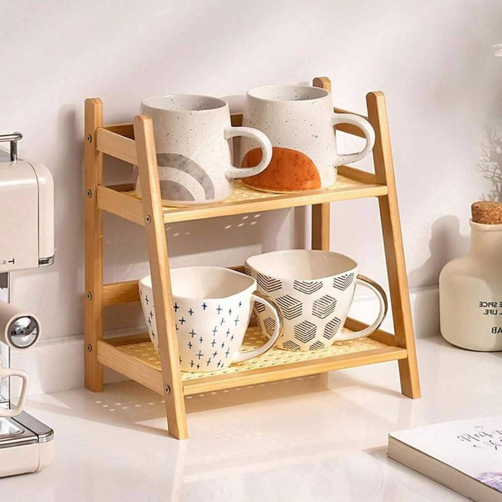 2-Tier Bamboo Countertop Stora - Commercial Kitchen Shed 评论和价格