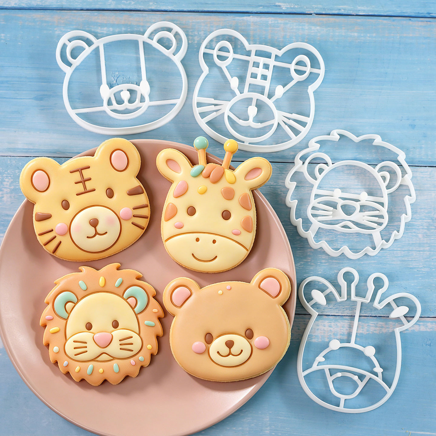 4 Pcs Animal Cookie Cutters Se - Commercial Kitchen Equipment List 评论和价格