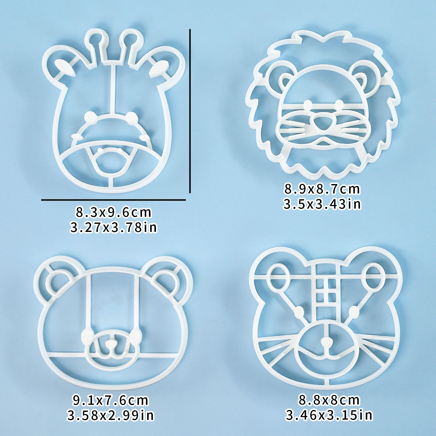 4 Pcs Animal Cookie Cutters Se - Commercial Kitchen Equipment List 评论和价格