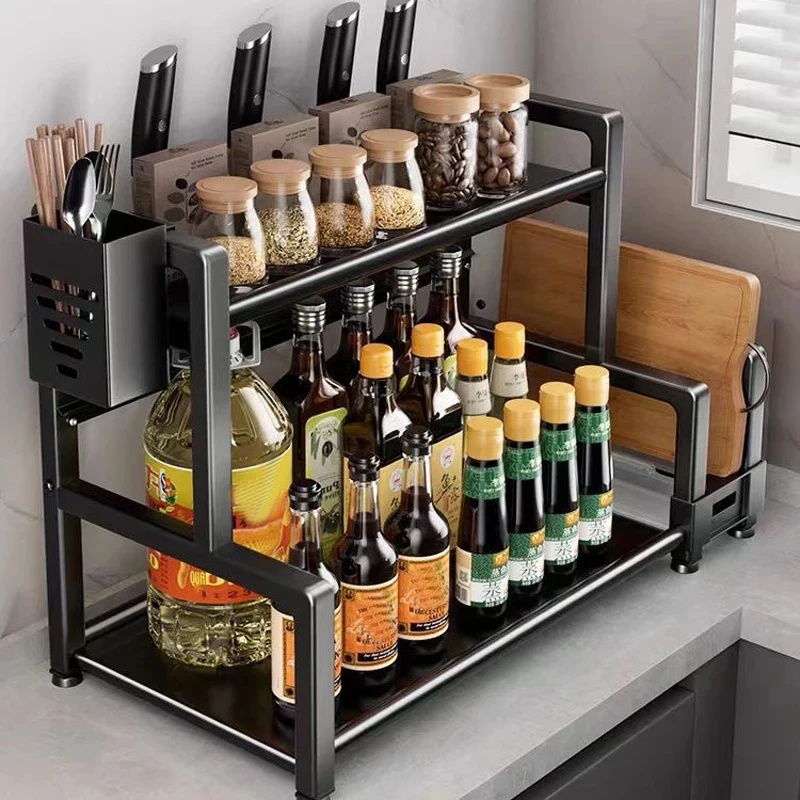 2‑3 Tier Adjustable Metal Spic - Commercial Kitchen Knife Holder 评论和价格
