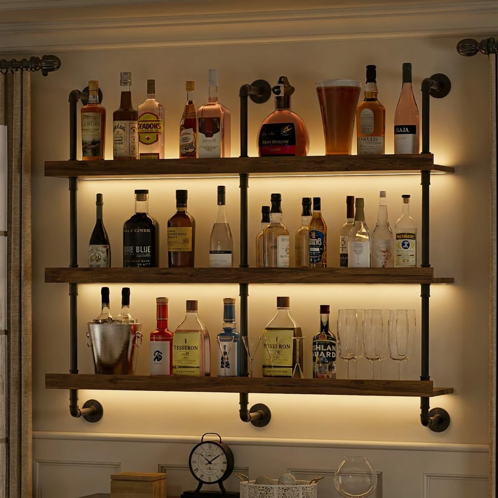 Wall Mounted Wine Rack With LE - Commercial Kitchen Shed 评论和价格