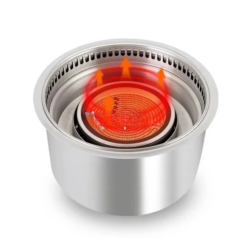 New Commercial 1500W Round Ele - Commercial Kitchen Installation 评论和价格