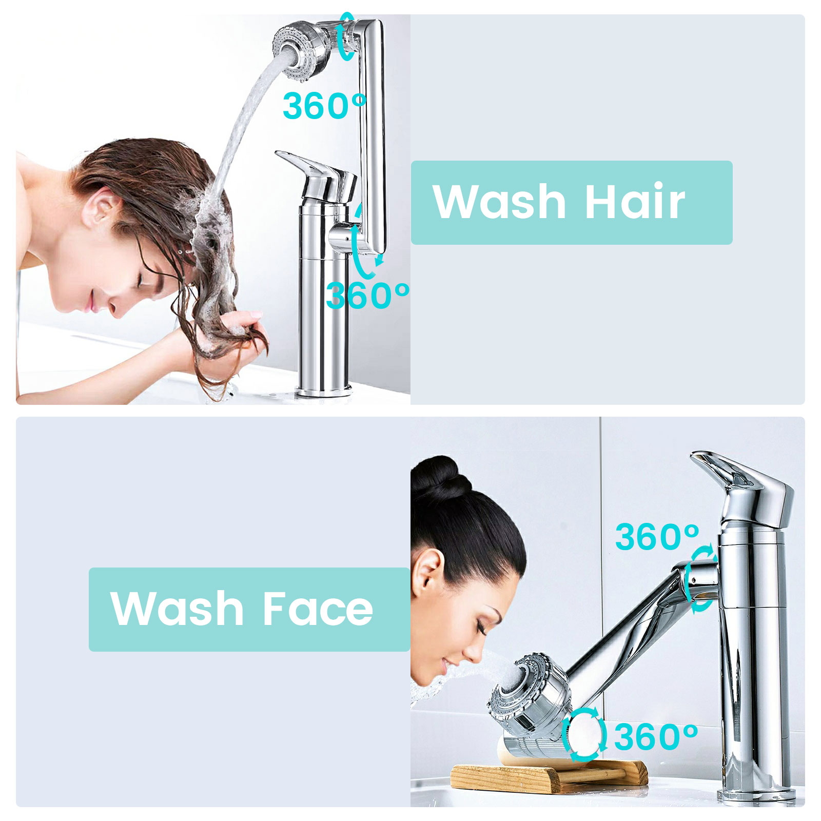 1080 Degree Basin Faucet Kitch - Commercial Kitchen Mixer Tap 评论和价格