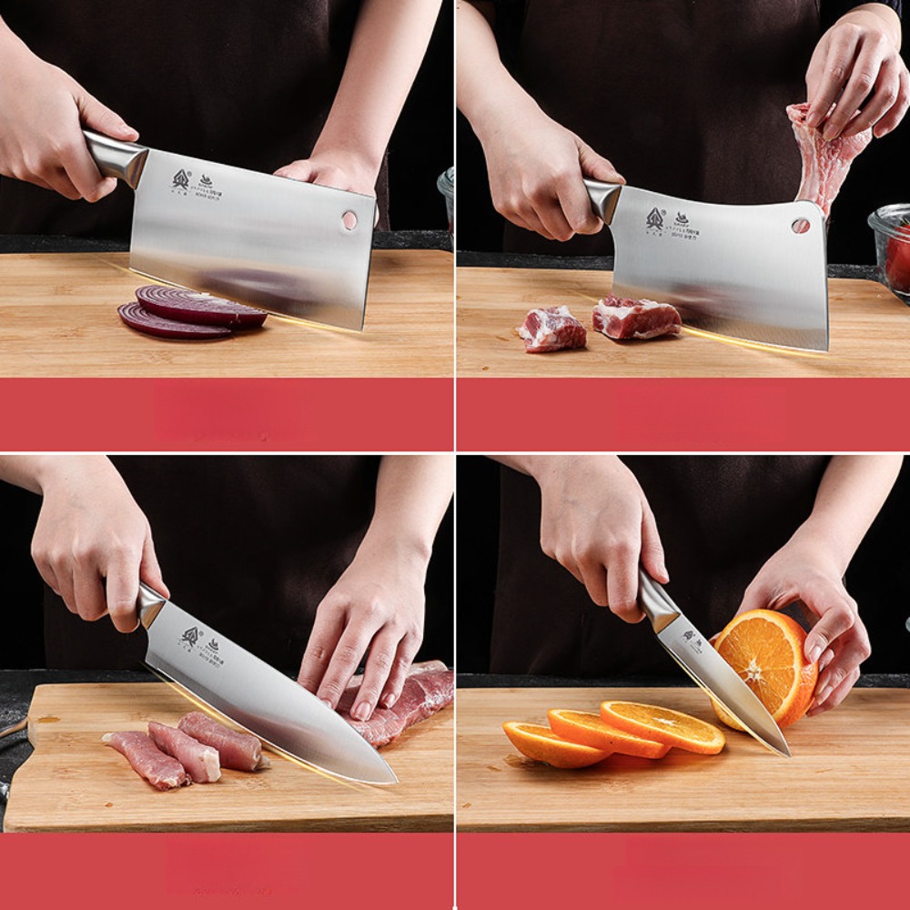 Kitchen Knives 1,7pcs Premium  - Commercial Kitchen Knife Holder 评论和价格