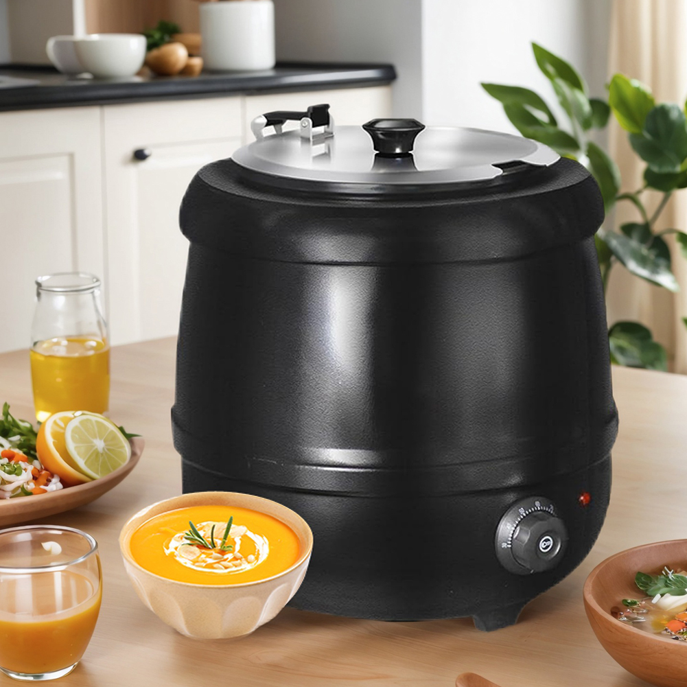 10L Soup Kettle with Lid Hinge - Soup Kettle Warmer 评论和价格