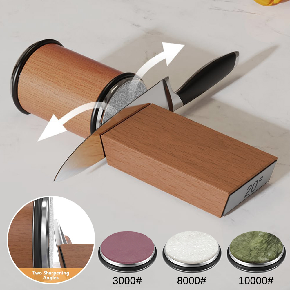 Rolling Knife Sharpener Magnet - Commercial Kitchen Knife Holder 评论和价格